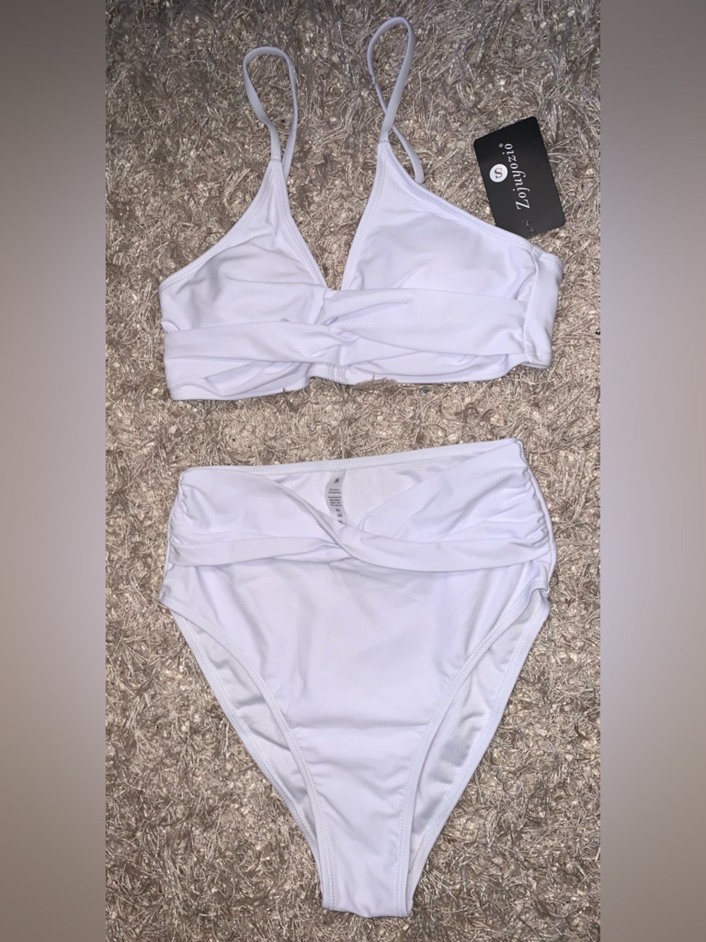 White Bikini size S NWT